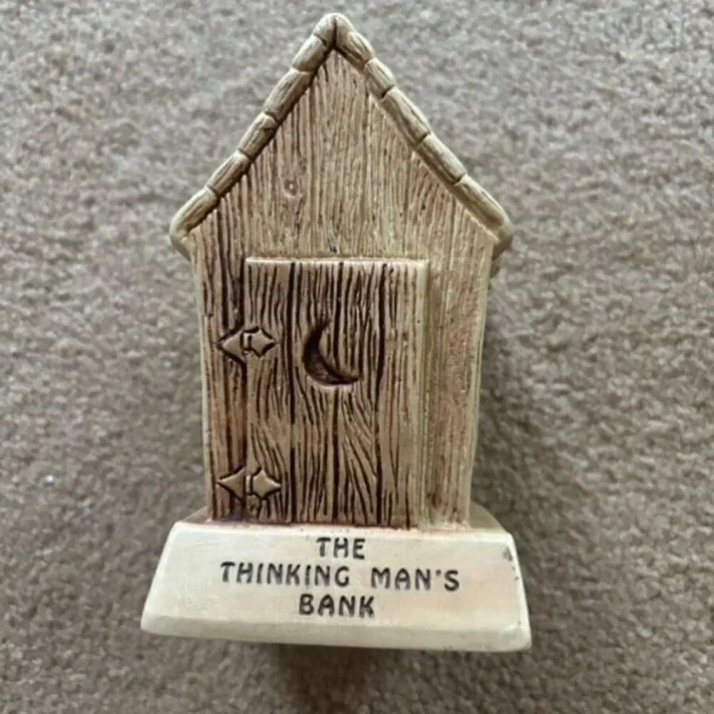 The Thinking Man’s Bank 1974 Outhouse Bank